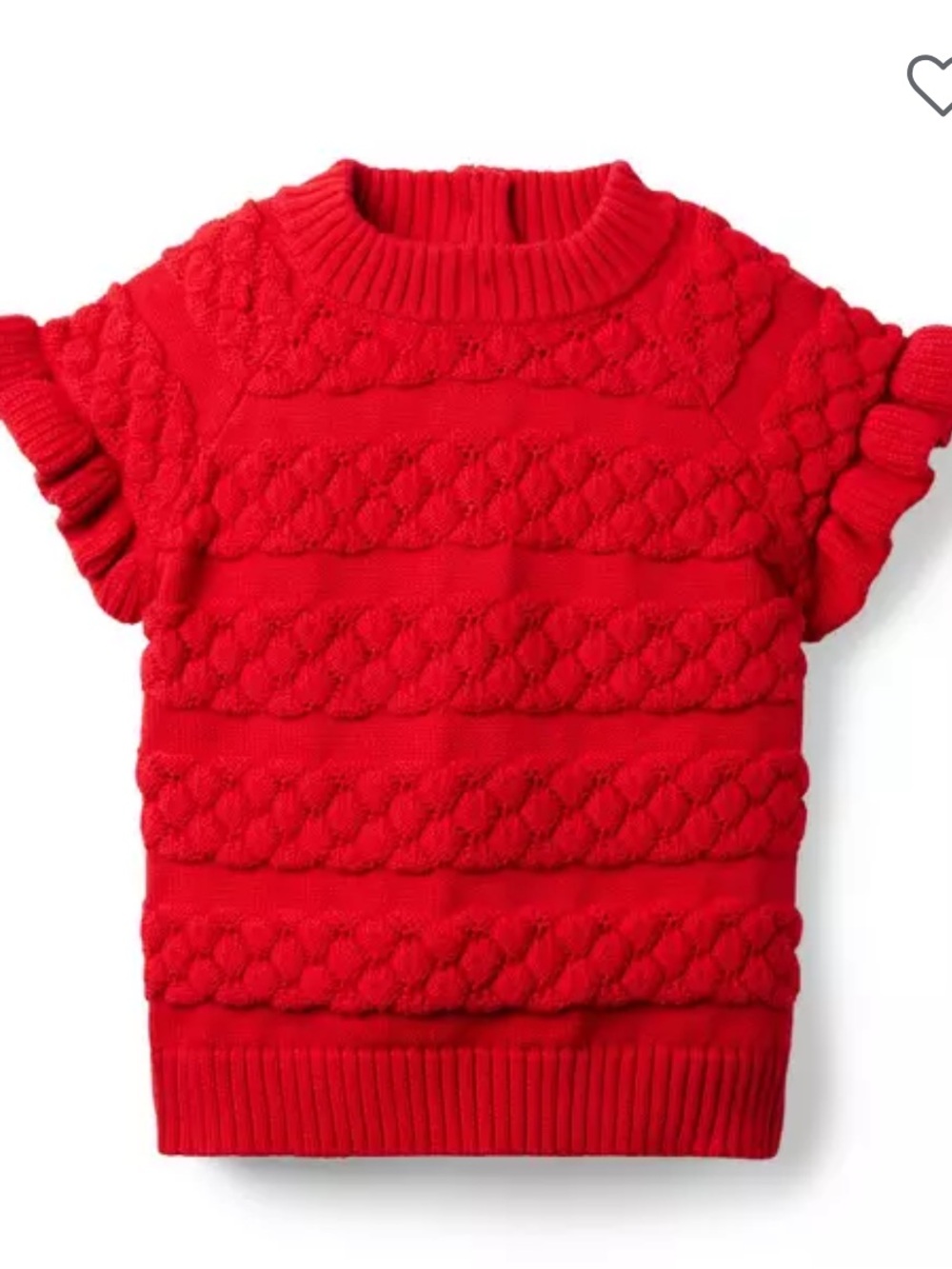 Girl Bradbury Red Textured Sweater
Top by Janie and Jack size 3